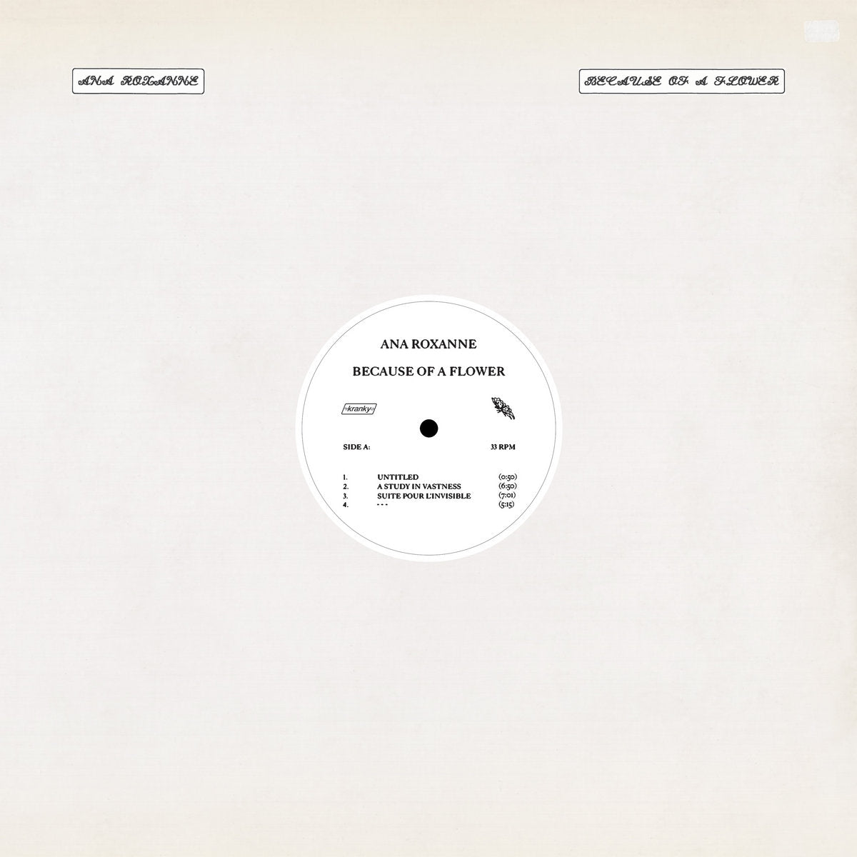 Ana Roxanne · Because of a Flower