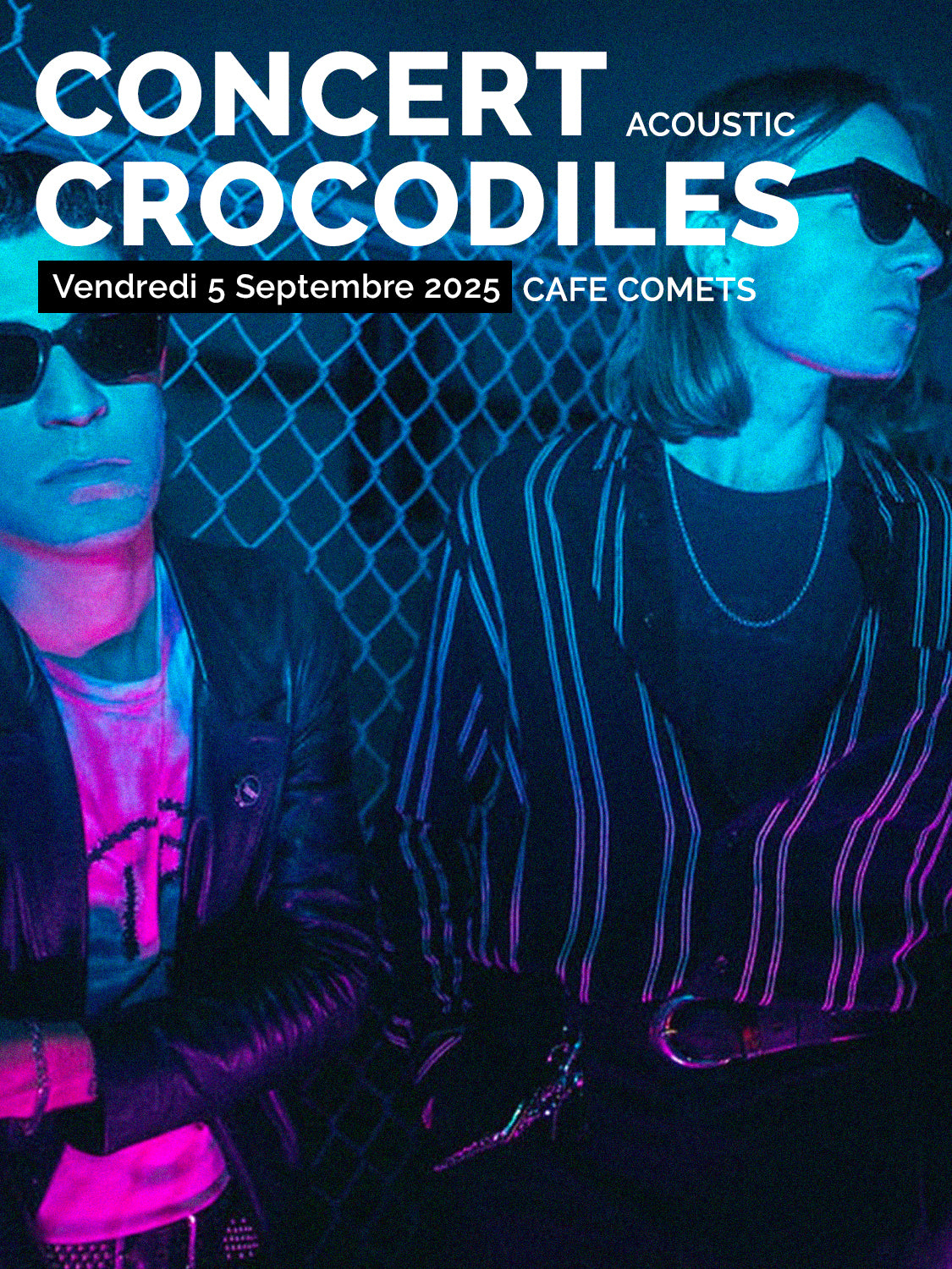 Concert acoustic · Crocodiles